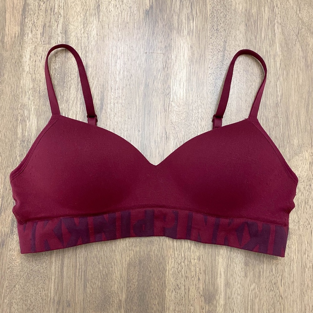 Wireless Lightly Lined Bra, Victoria's Secret PINK, Small